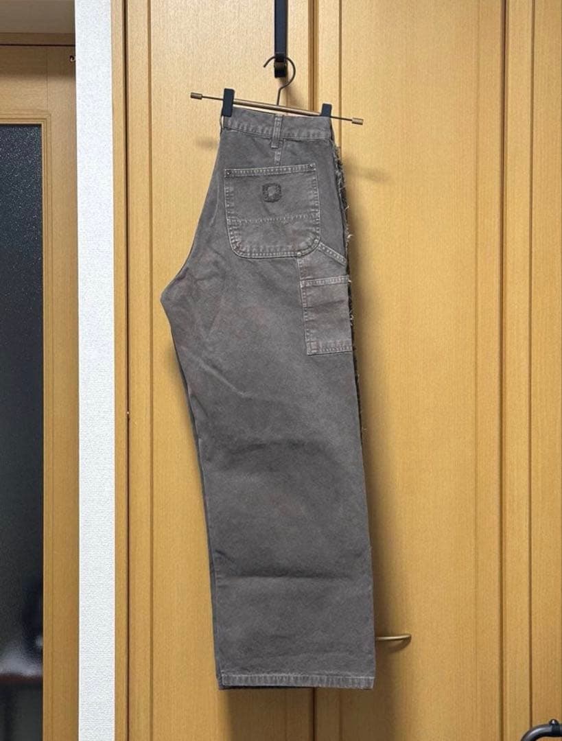 Distressed DoubleKnee Painter Brown Mサイズ