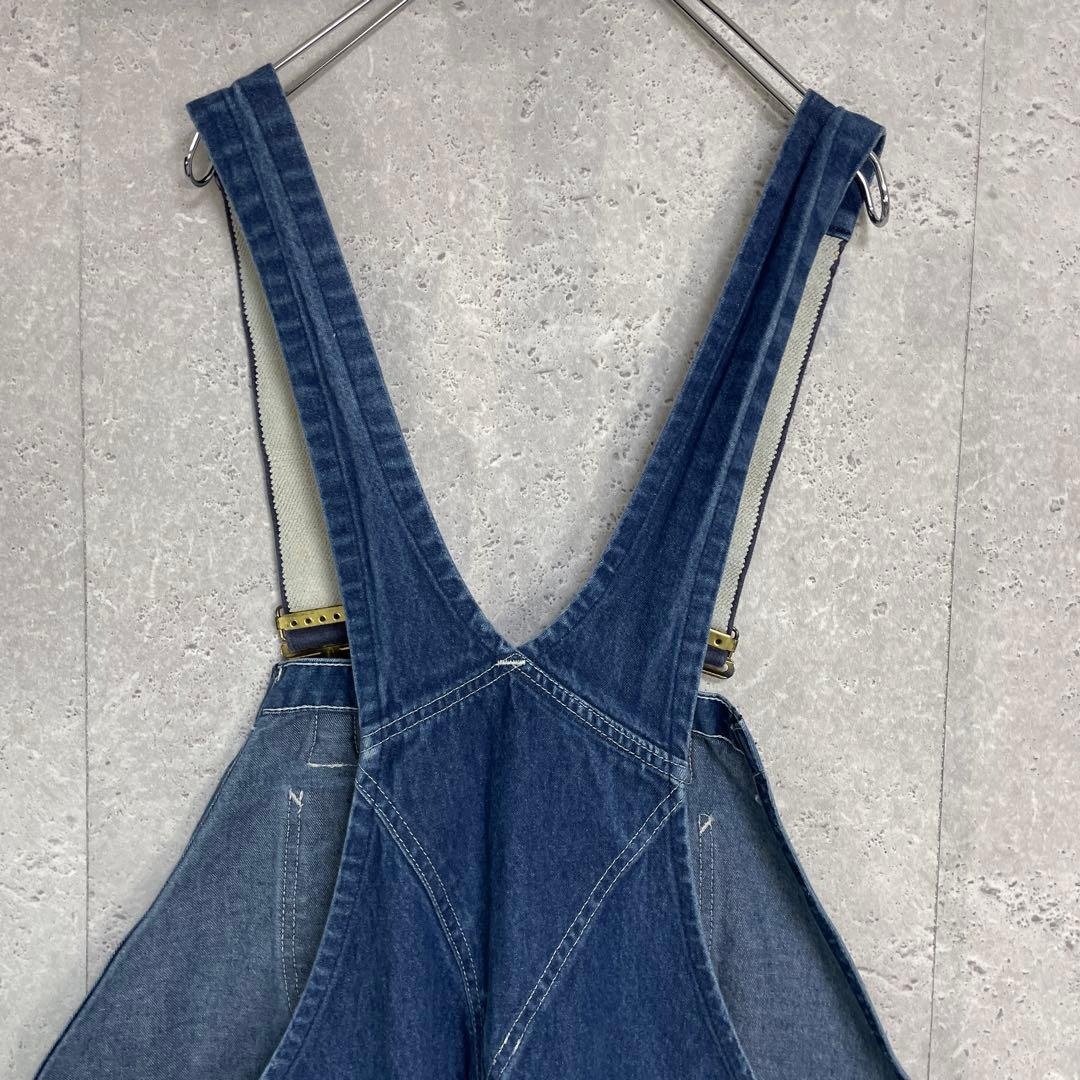 カーハート　デニムオーバーオール　ペインター　ビックサイズ極太W52 L30程度