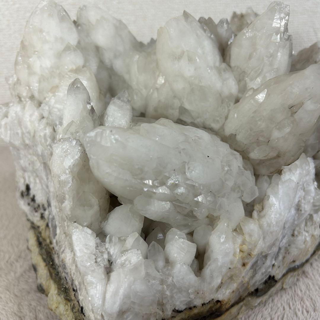 水晶クラスター　白水晶　原石　天然石【特大　約21kg】