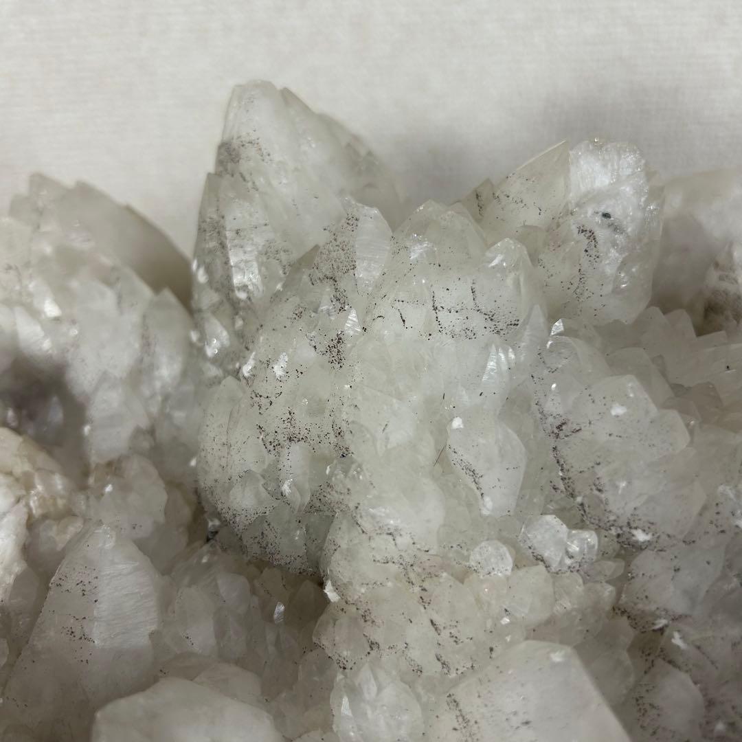 水晶クラスター　白水晶　原石　天然石【特大　約21kg】