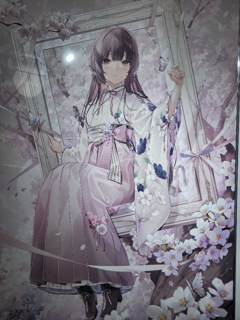 アールビバン 版画 6Uさん 想ふ