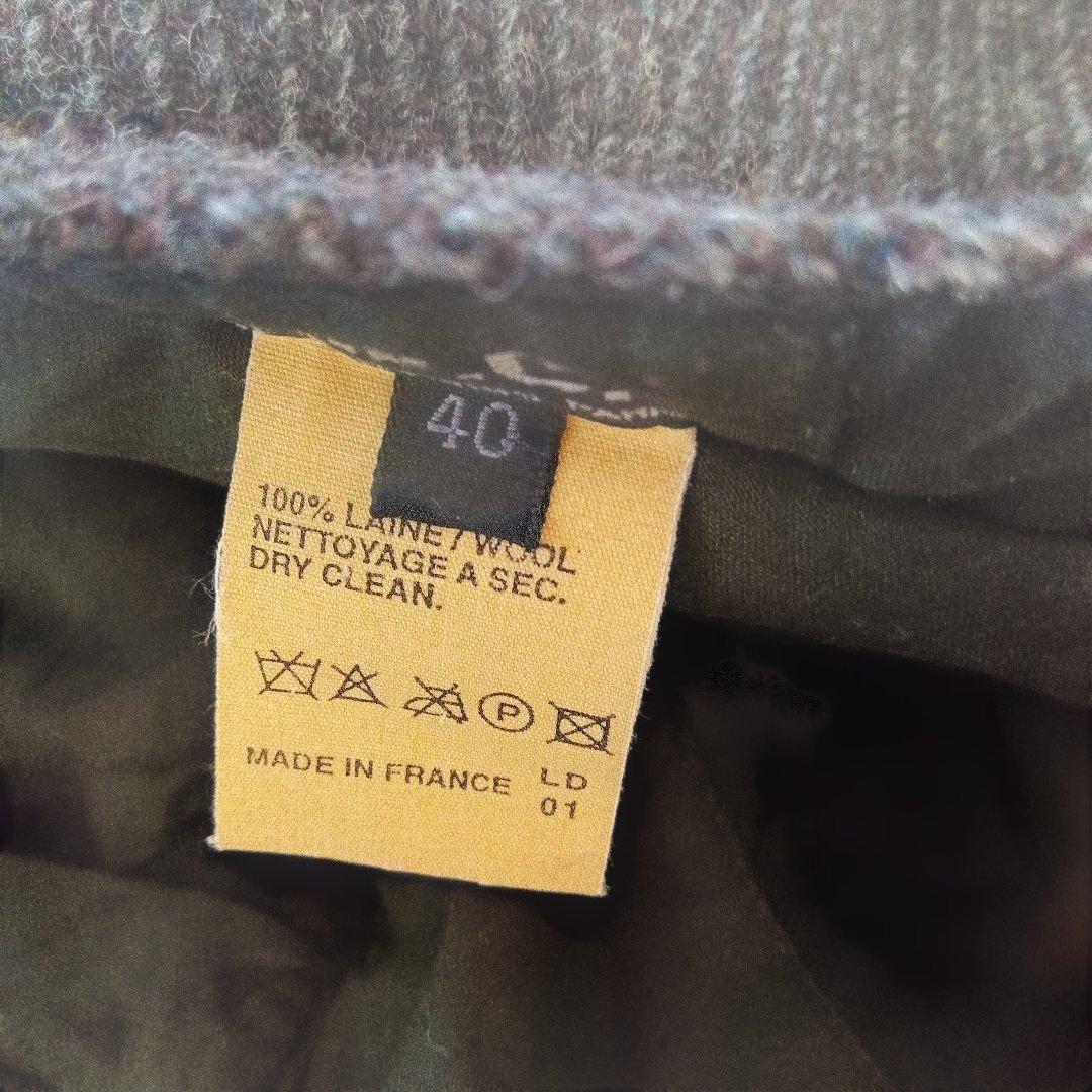 40 フランス製 APC ウールパンツ 冬向け ブラウン