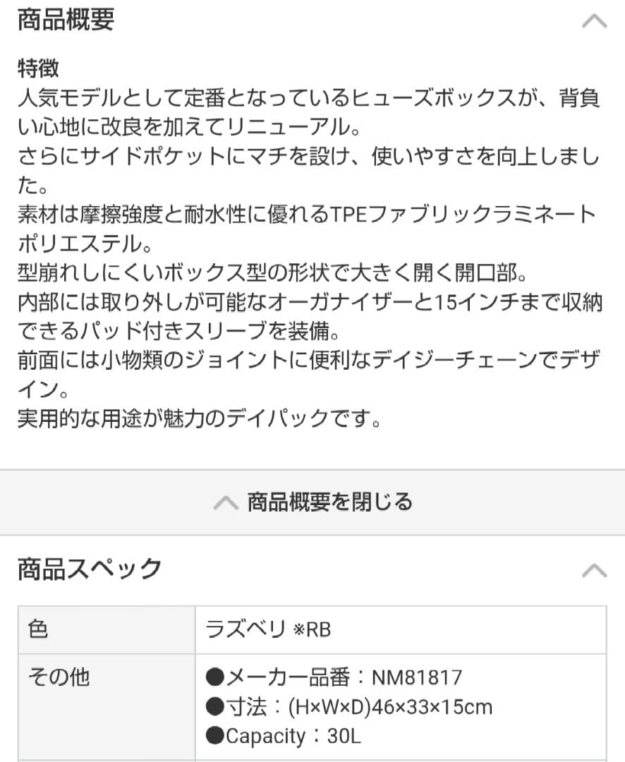 THE NORTH FACE ザノースフェイス リュックサック