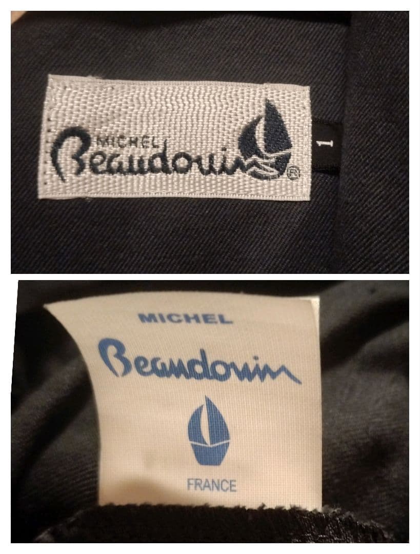 michel beaudouin　カシュクールジャンパースカート　紺色　サイズ1