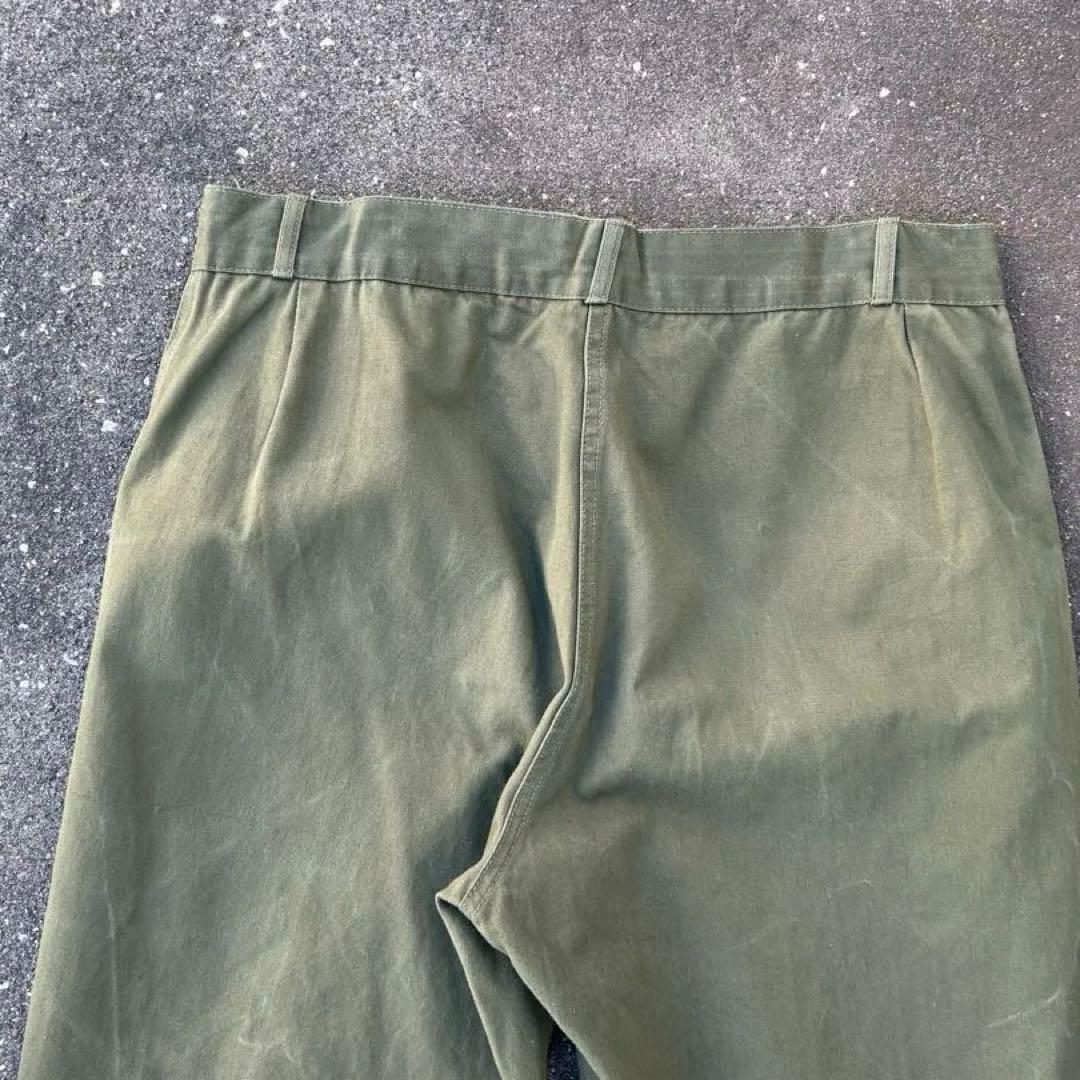 50's~ HBT French army ベイカーパンツ ヘリンボーン