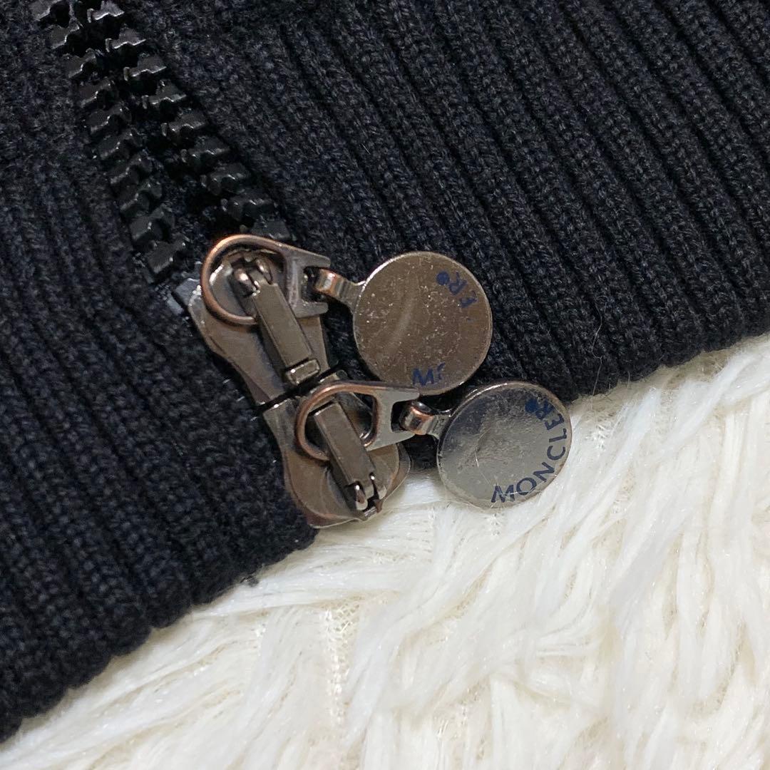 【美品】モンクレール ダウンベスト ハイブリッド フード付き ブラック M