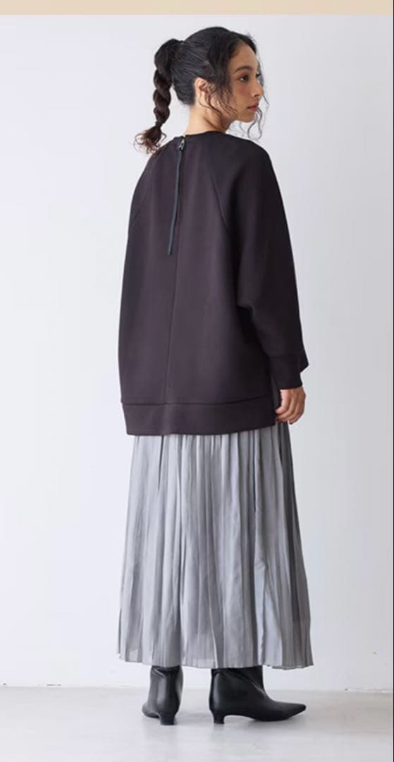 オアーノ　スウェットプルオーバー　ブラック　M