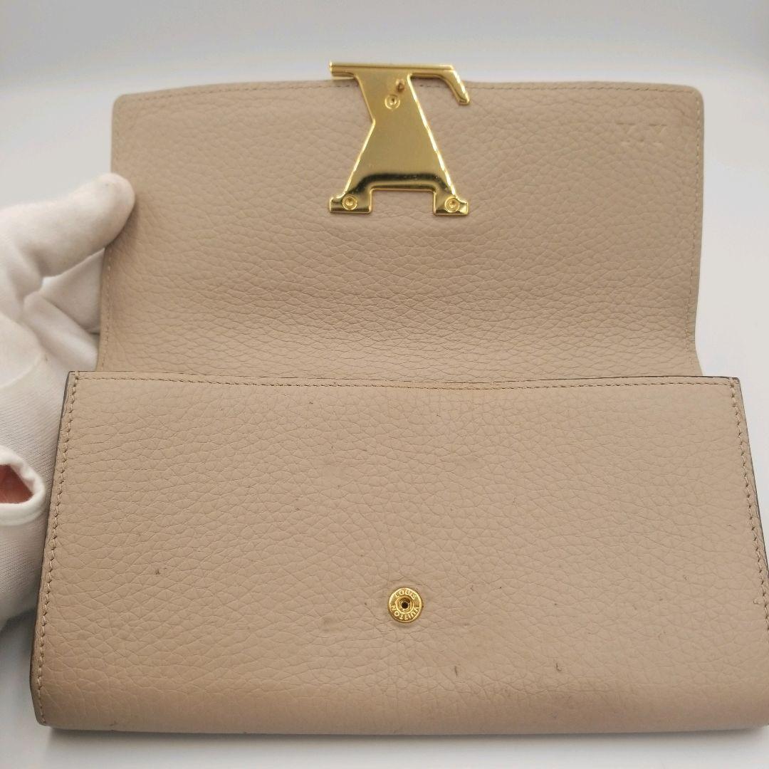 ルイヴィトン　LOUISVUITTON 長財布 ポルトフォイユカプシーヌ