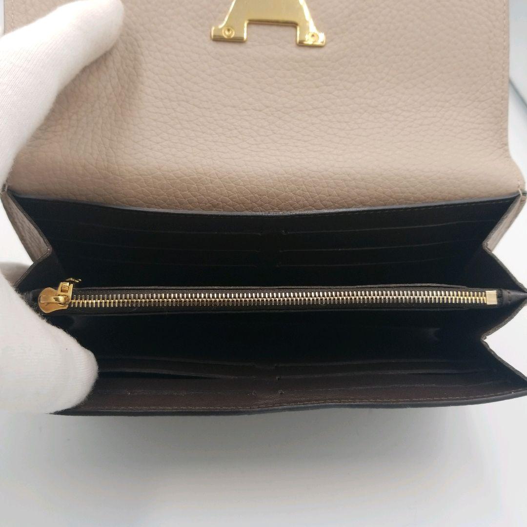 ルイヴィトン　LOUISVUITTON 長財布 ポルトフォイユカプシーヌ