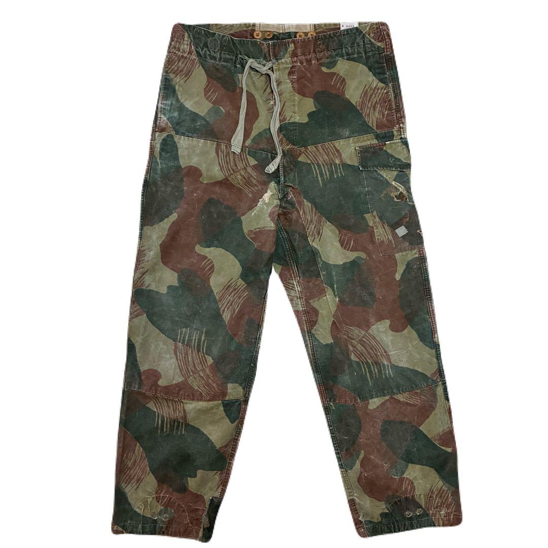 50sベルギー軍 ブラッシュストロークカモ オーバーパンツ後期