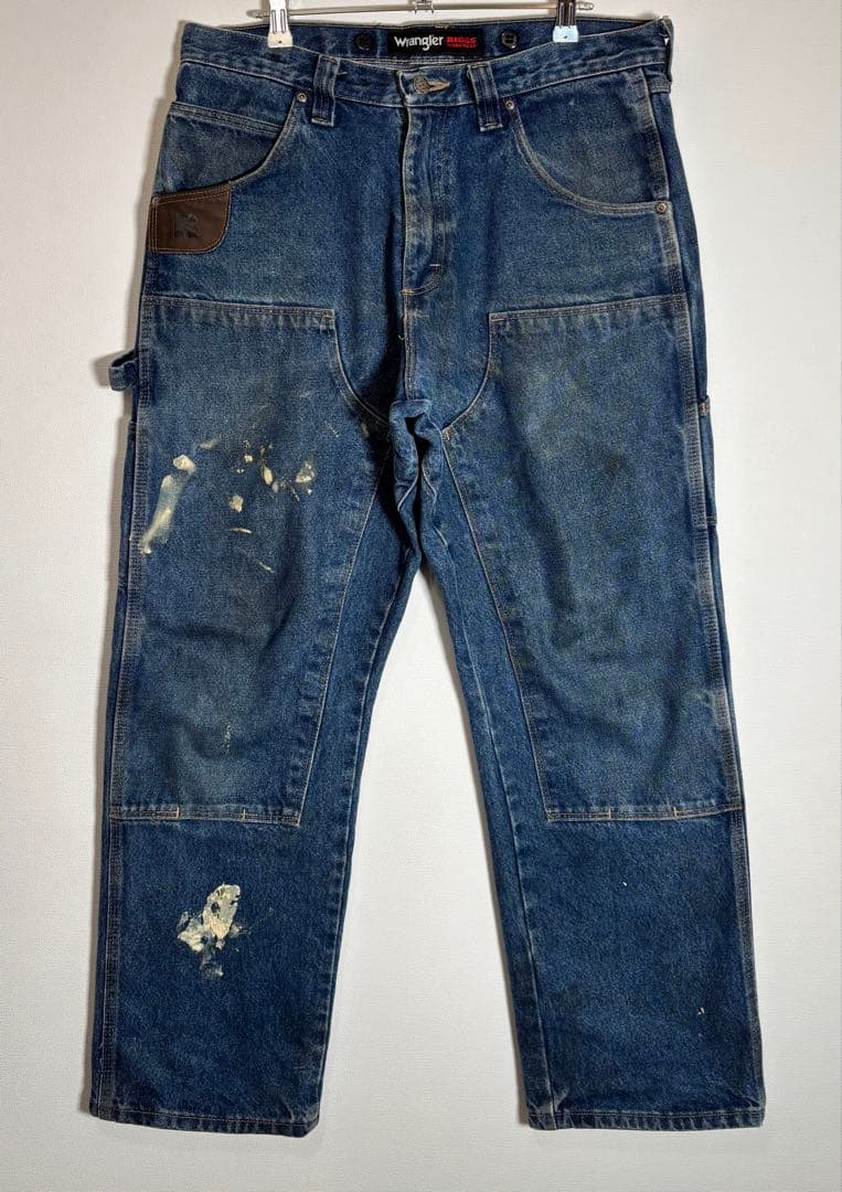 Wrangler RIGGS ラングラー　ダブルニー　デニム　ペインターパンツ