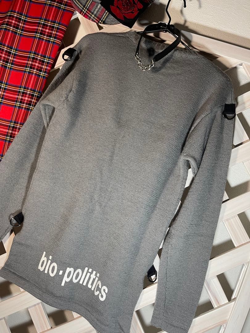 ⭐︎ bio-politics ⭐︎ ニット　美品　90's