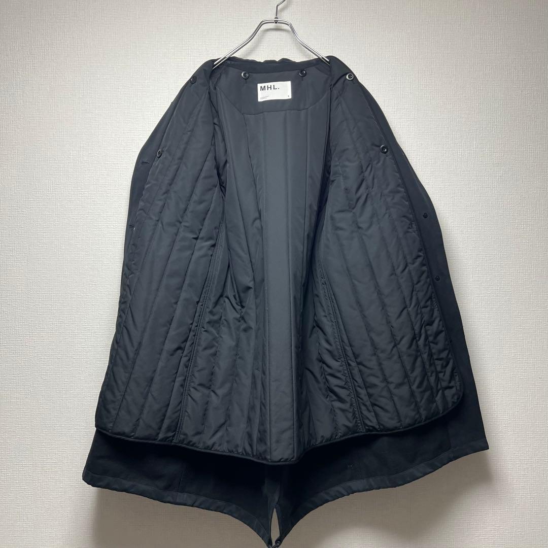 MHL マーガレットハウエル ライナー付 モッズコート ミリタリー ネイビー 2