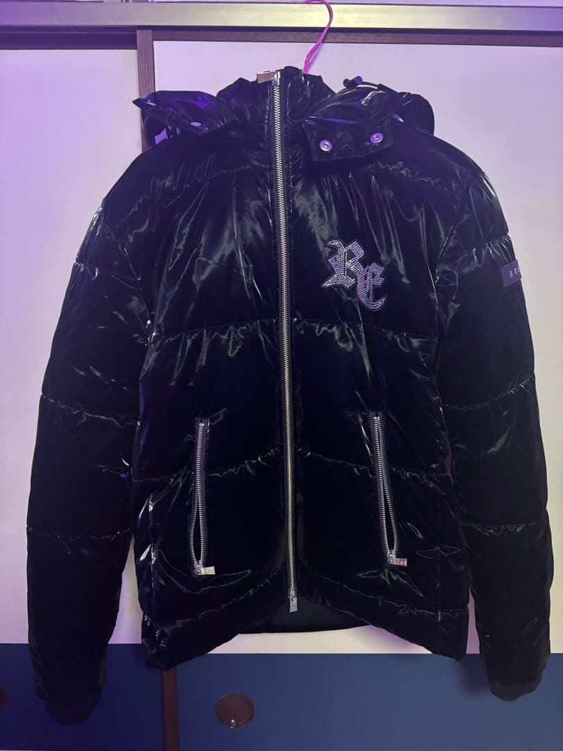 RTGE 黒 ダウンジャケット フード付き Mサイズ