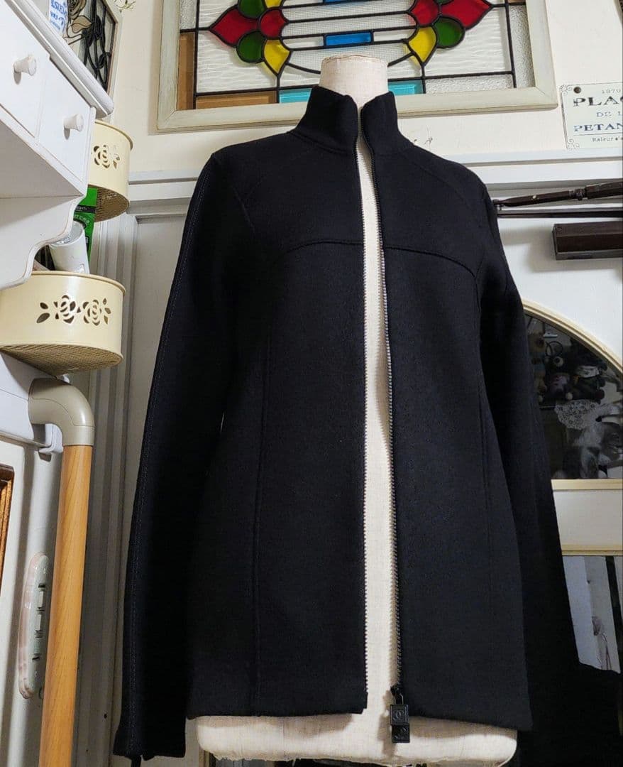 美品　CHANEL　シャネル　スポーツ　Ｗジップ　ジャケット　ブルゾン　44