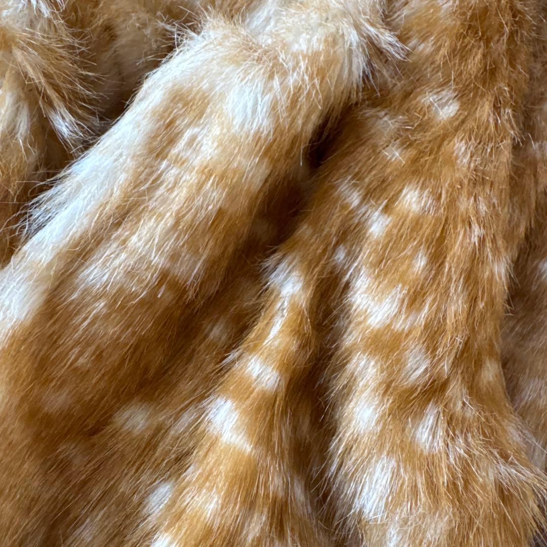 ツモリチサト　TSUMORI CHISATOバンビ柄　フェイクファー