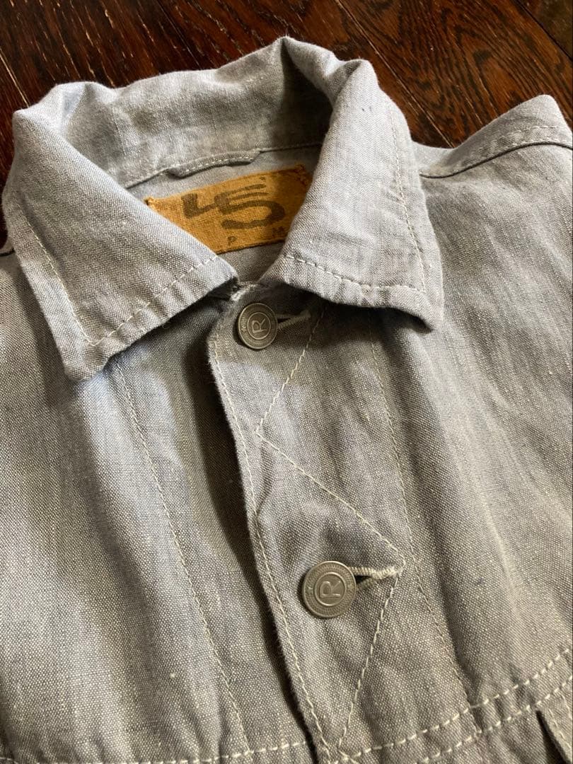 45r リネン908Gジャン