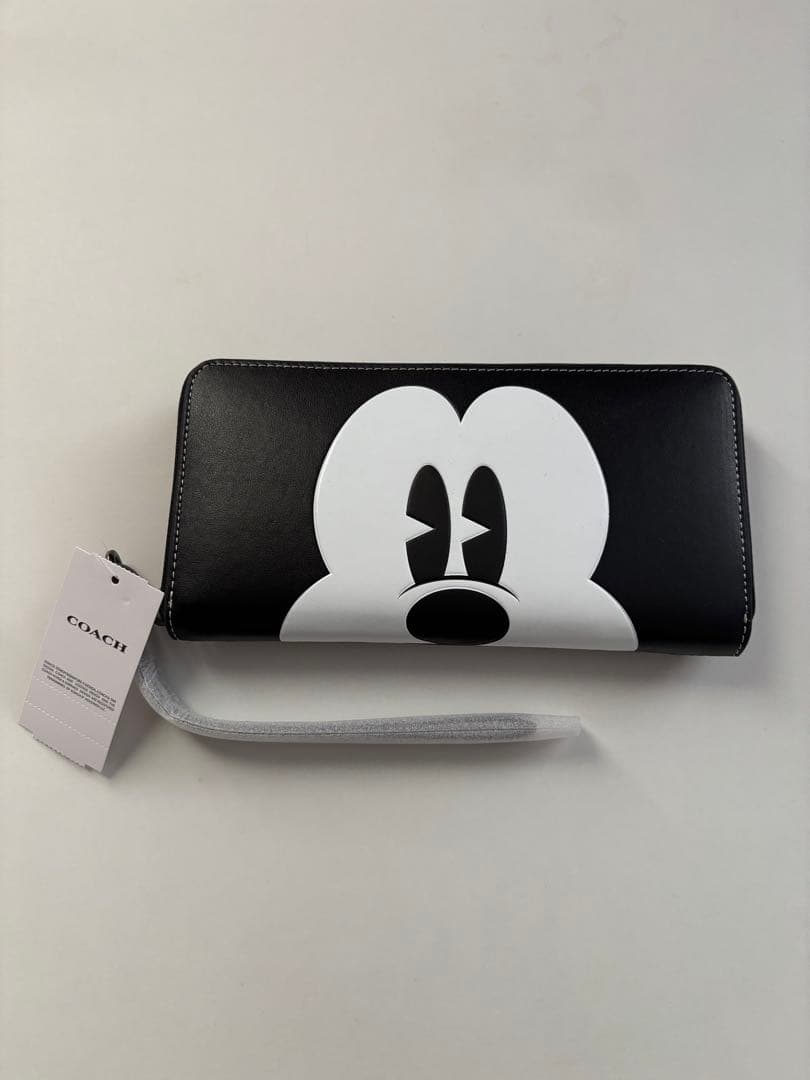 COACH ミッキーマウス 長財布 ブラック