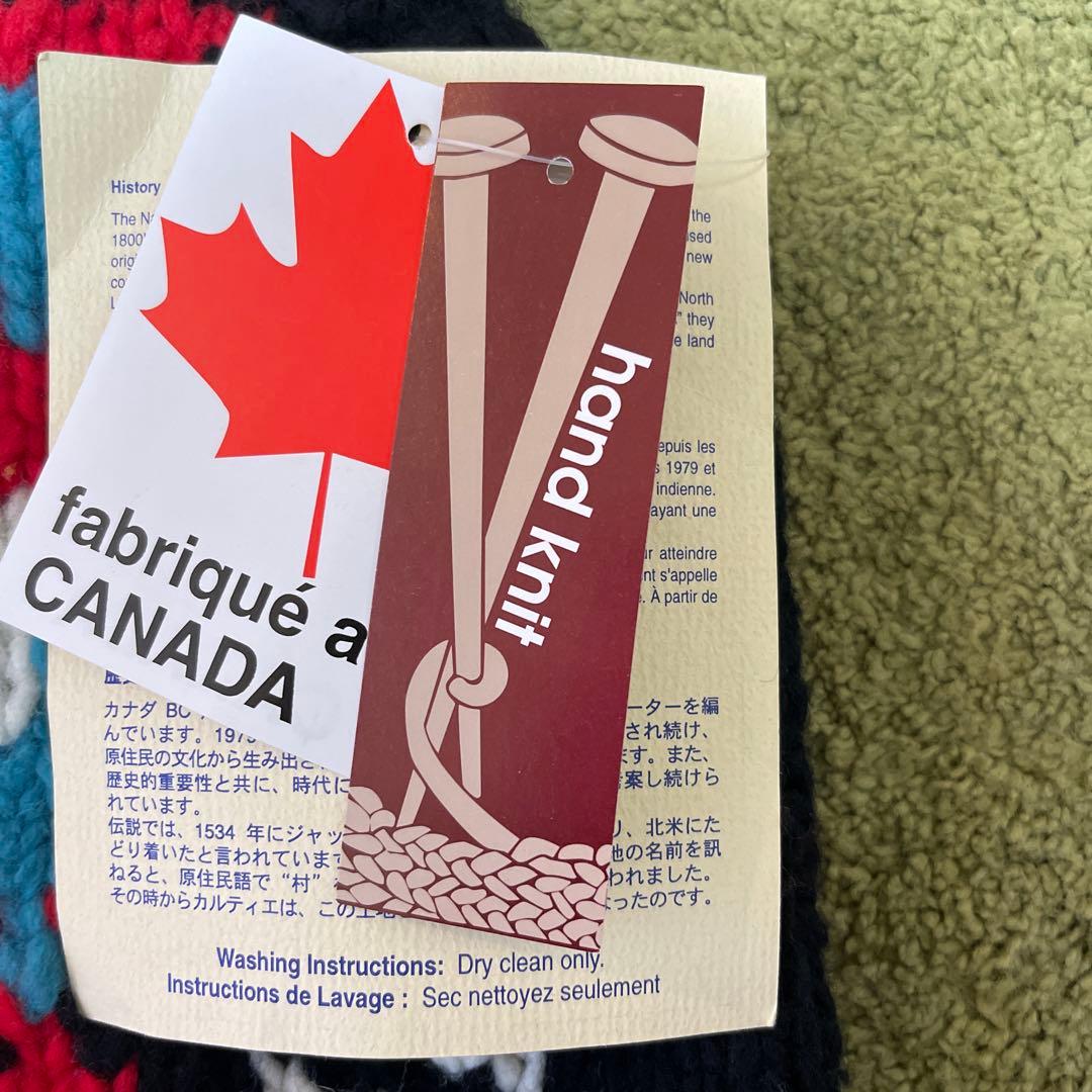 新品未使用！タグ付！Kanata カナタカウチンニットベスト ウール製