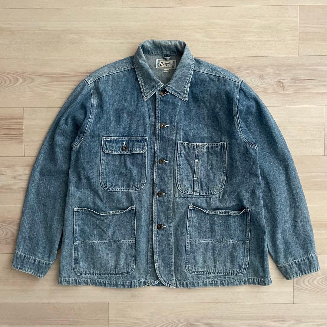希少◆80s 最初期 OLD UNIQLO ユニクロ デニム カバーオール M
