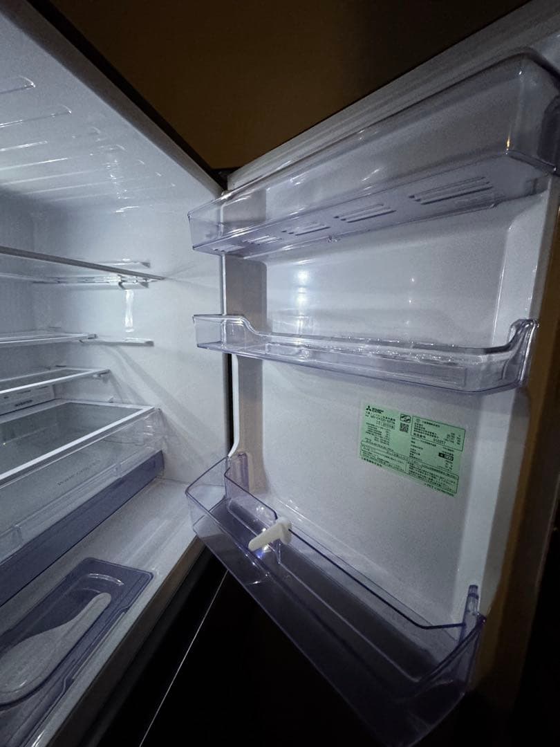 三菱 3ドア冷凍冷蔵庫 MR-CX33D ブラウン 自動製氷機能付き