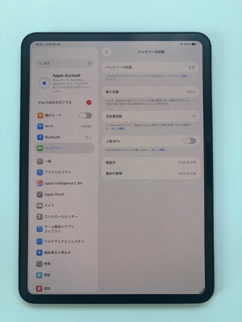 iPad Pro 11 M4 512GB MVVC3J/A Wi-Fi 極美品