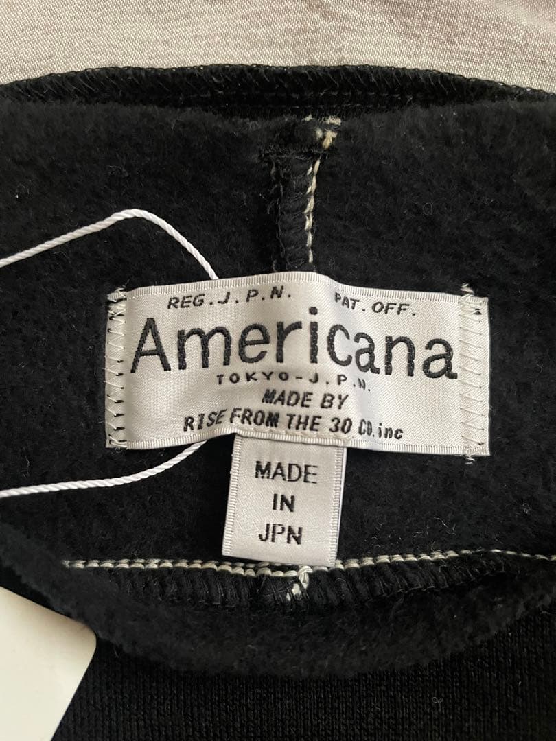 新品未使用タグ付AMERICANA アメリカーナ 裏起毛 スウェット