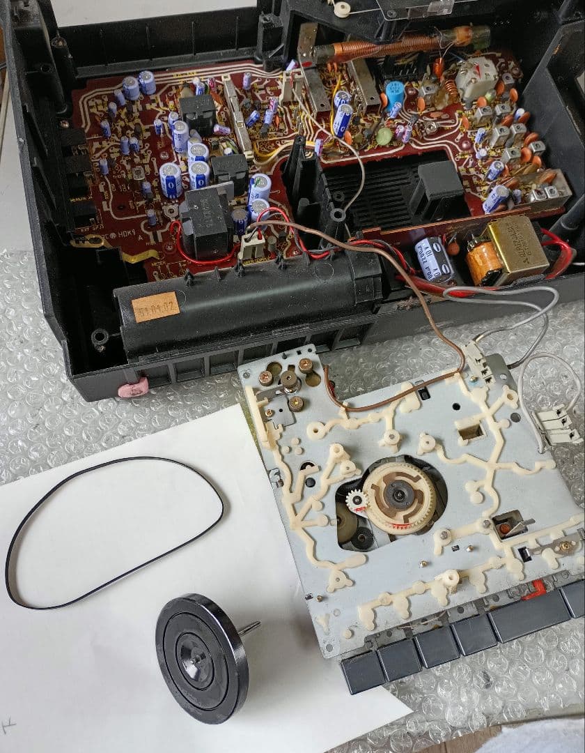 ラジカセ　ナショナルRQ-556　【整備、動作品】