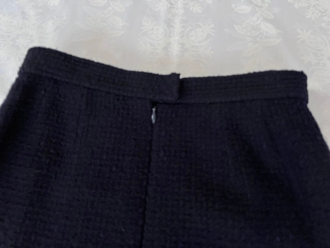 CHANEL シャネル ネイビー ツイード スーツ 美品