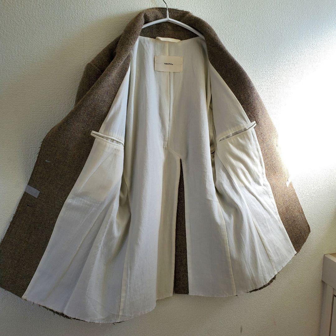 美品 TODAYFUL トゥデイフル カットオフウールジャケット アルパカ混 M
