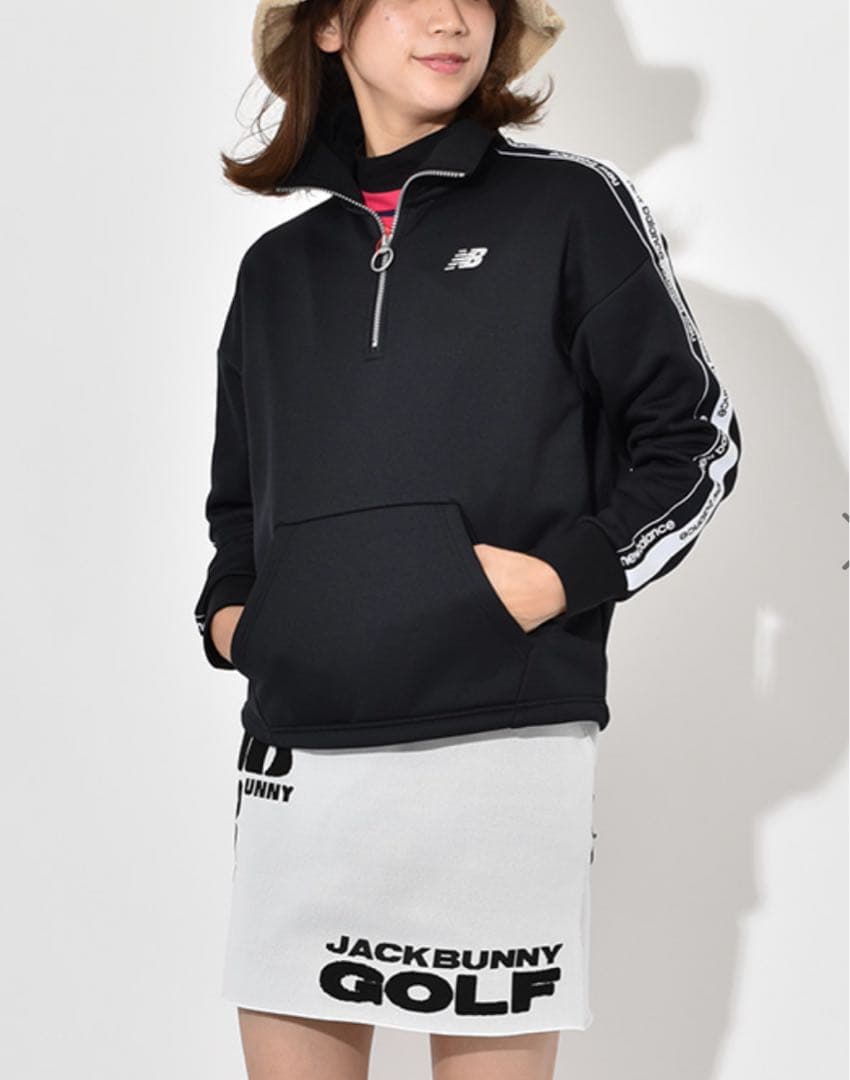 新品　ニューバランスゴルフ　スウェット　ハーフジップ　プルオーバー　裏起毛　2