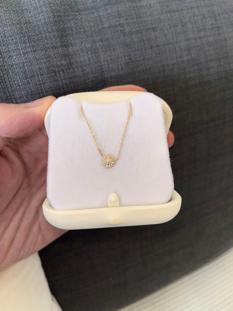 STAR JEWELRY SUNBURST K18YG/Pt950ダイヤモンド