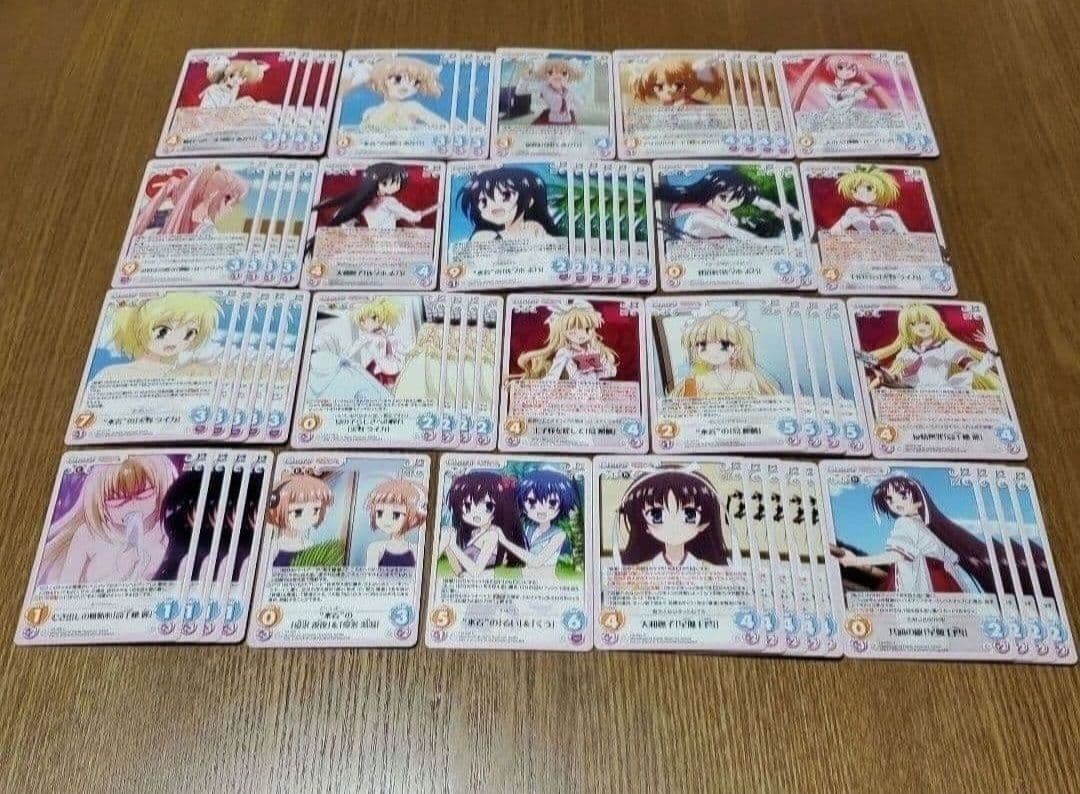 カオスTCG　緋弾のアリア　デッキ3つ　パーツ大量