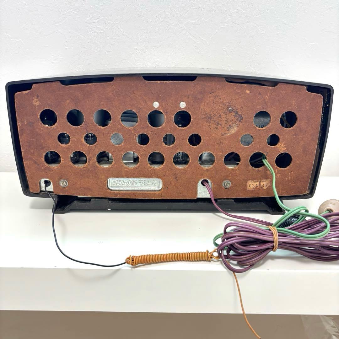 ひでさん様　美品 松下 DX -370 昭和レトロ 真空管ラジオ 受信確認