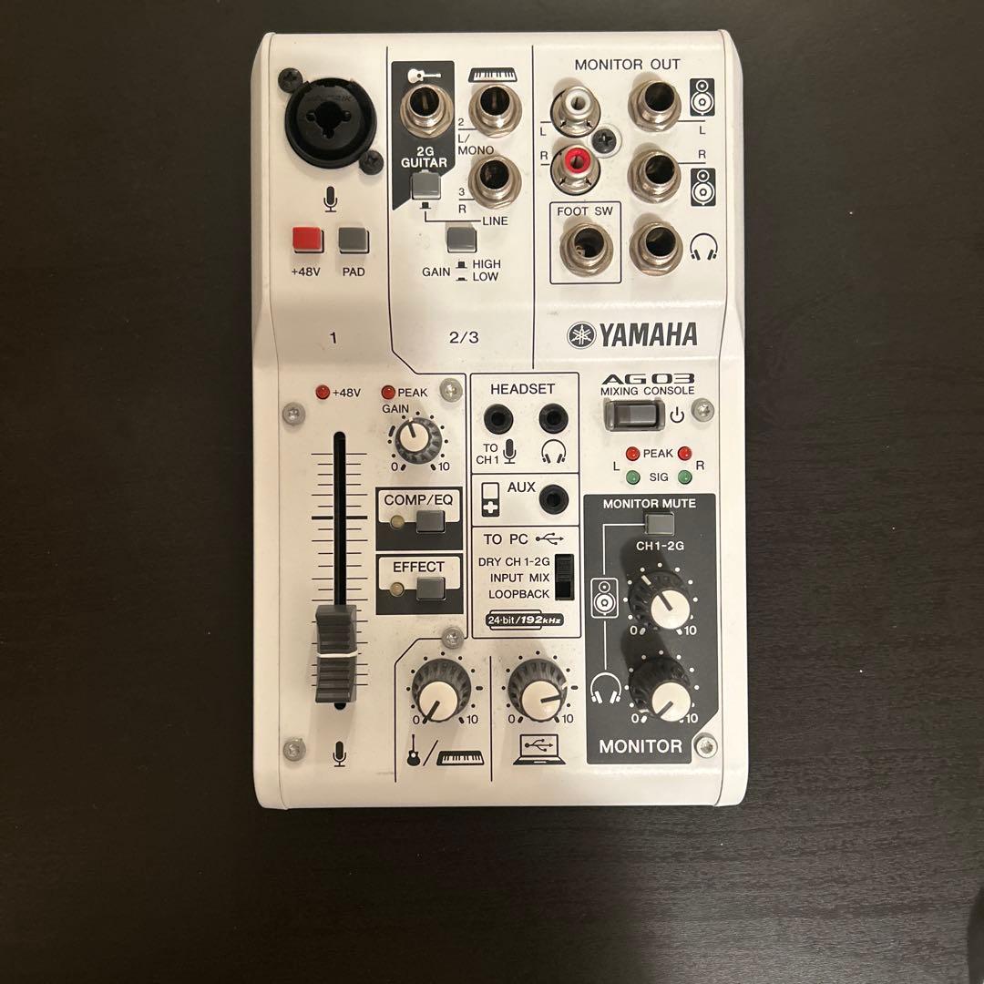 YAMAHA AG03 オーディオインターフェイス　ミキシングコンソール