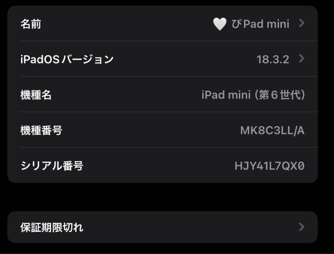 s*9様 iPad mini 第6世代 64GB WiFi+セルラー スターライ