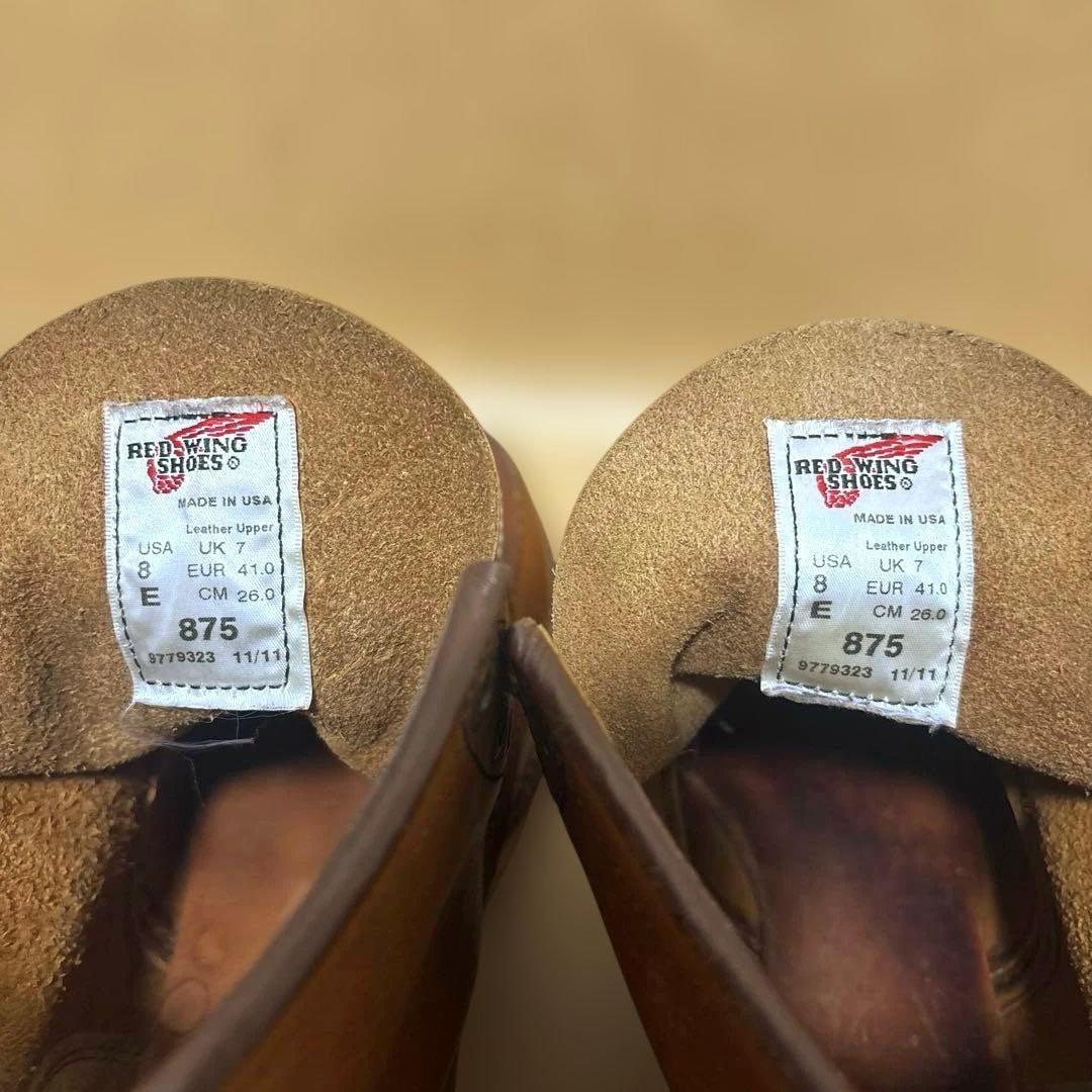 良品★RED WING 875 アイリッシュセッター オロイジナル モックトゥ