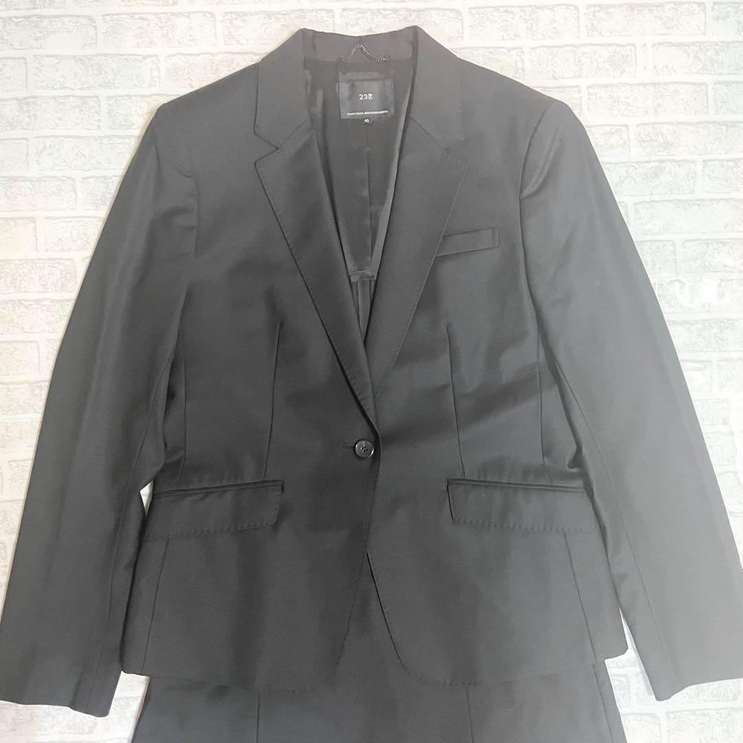 美品　23区　40 セットアップ　ビジネススーツ　ファインネスウール スカート