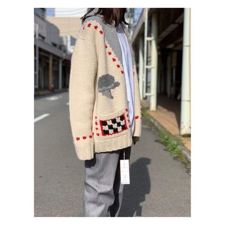 k*u様 UNUSED cowichan sweater カウチンセーター　アン