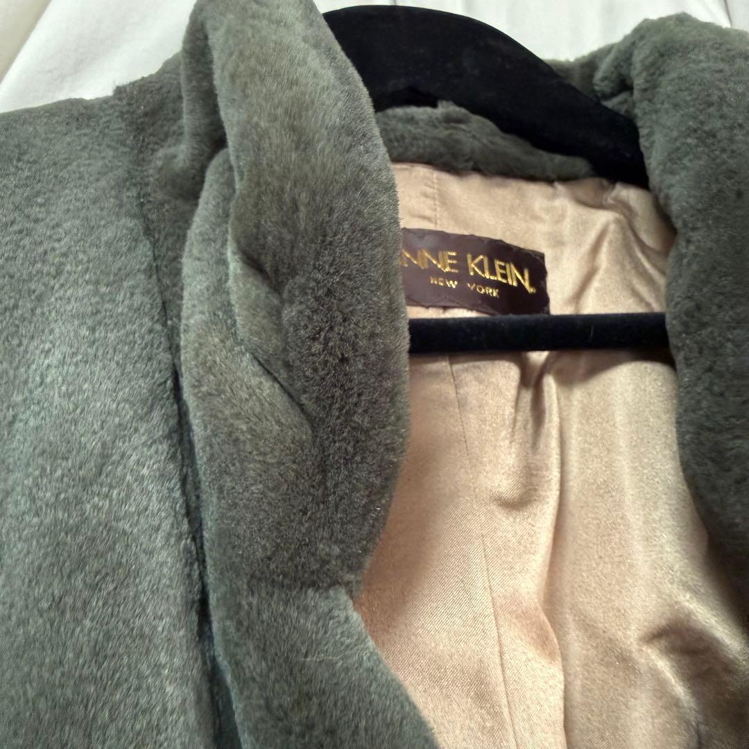 ANNE  アンクライン 毛皮コート ファー