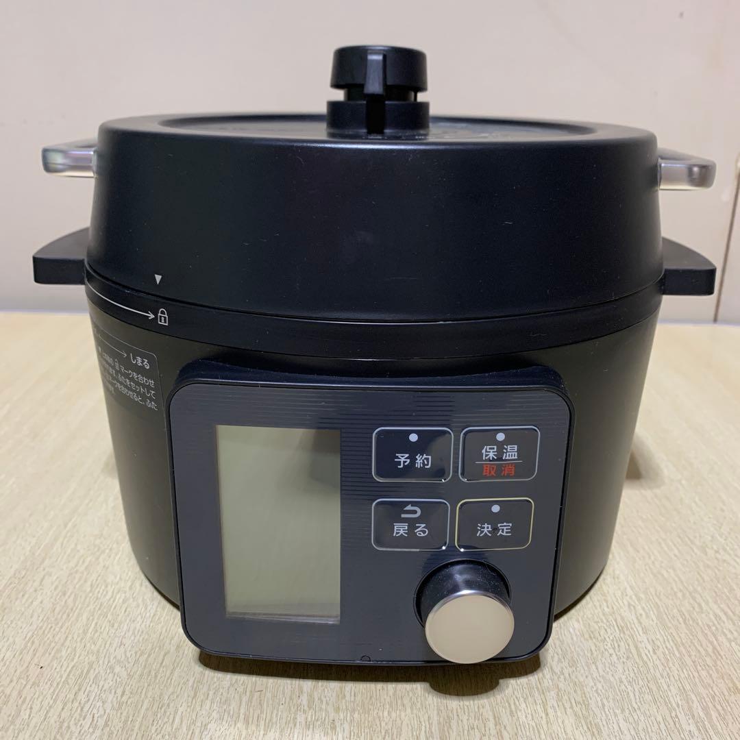 【美品・ほぼ未使用】アイリスオーヤマ 電気圧力鍋 2.2L