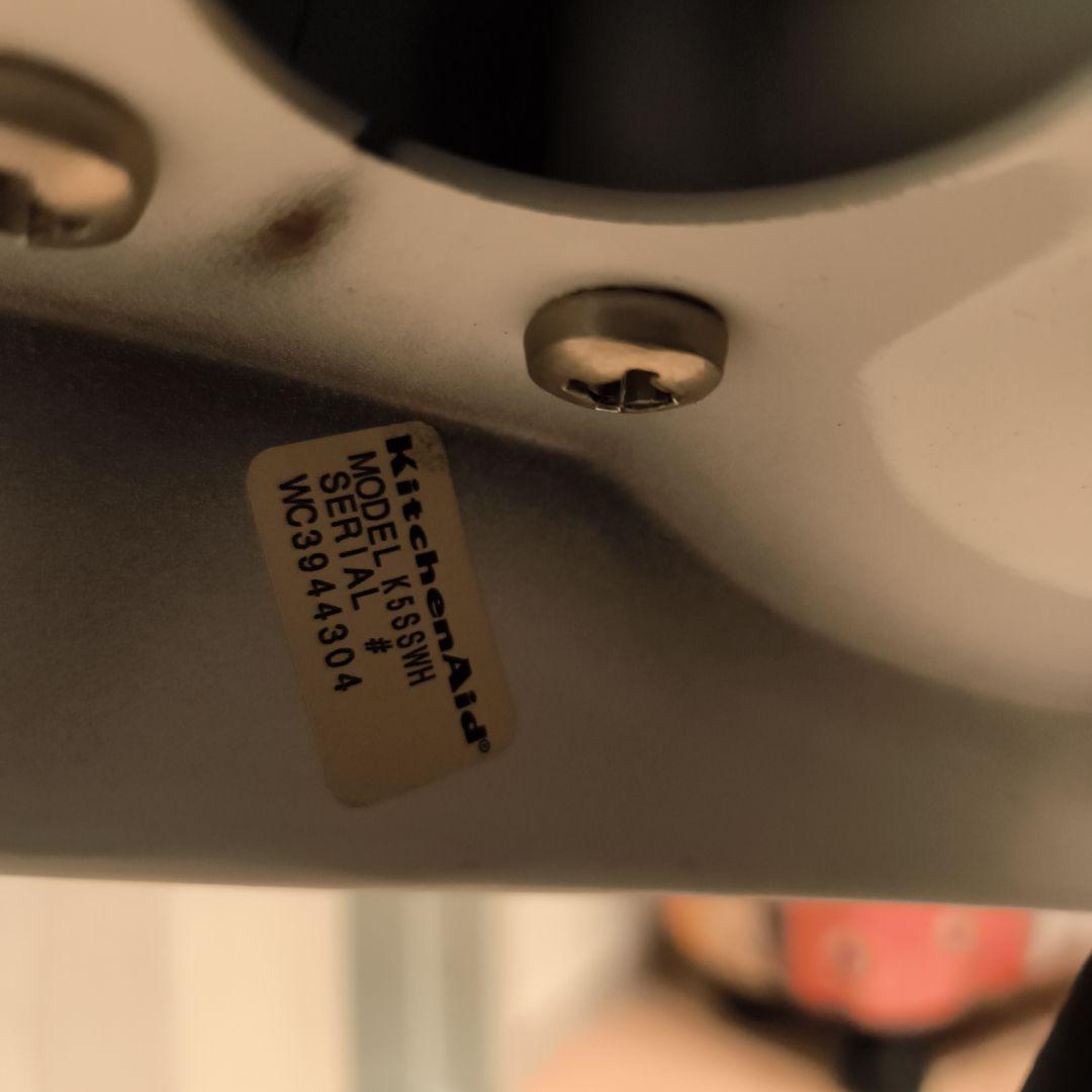 k*様 KitchenAid ミキサー K5SSWH KSM5