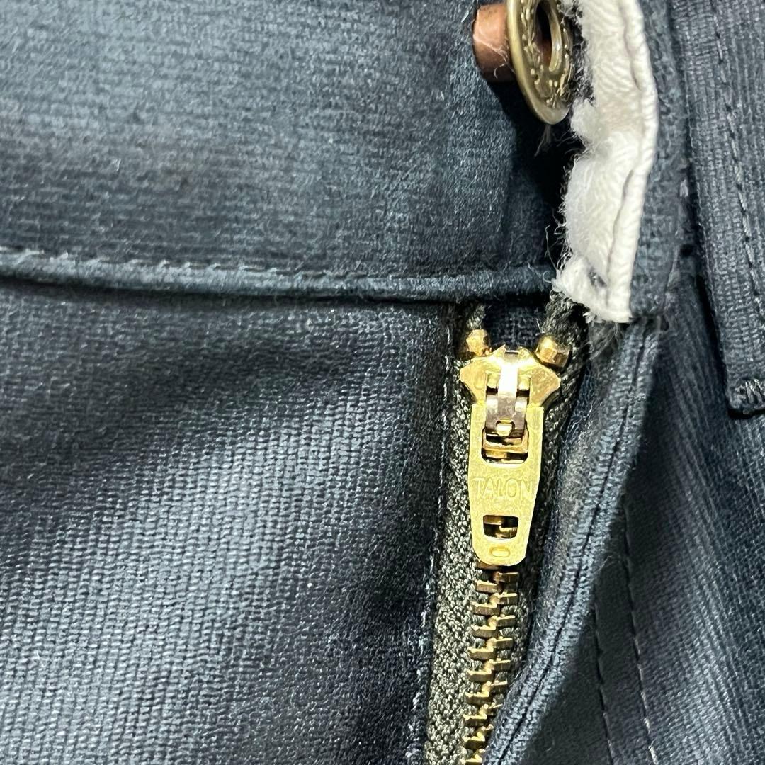 《PABLO VINCI》Oiled Chino Pants M Navy