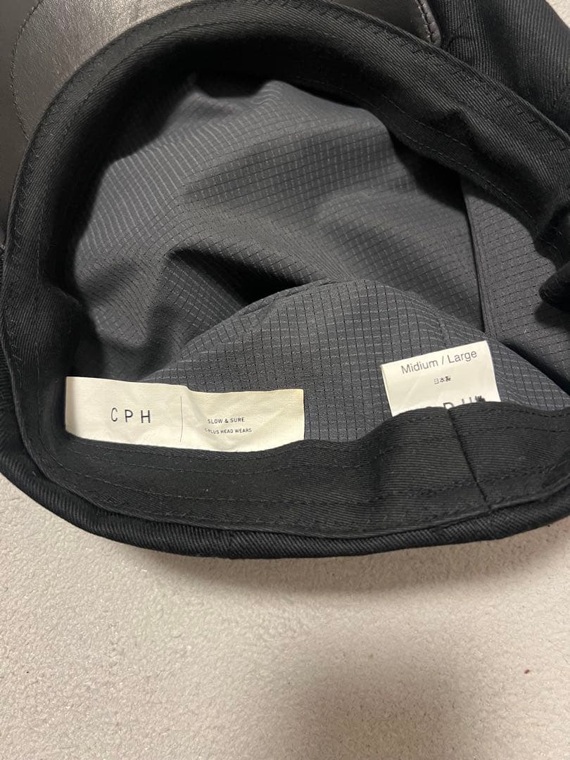 Schott別注 CPH 575SC LEATHER CASQUETTE