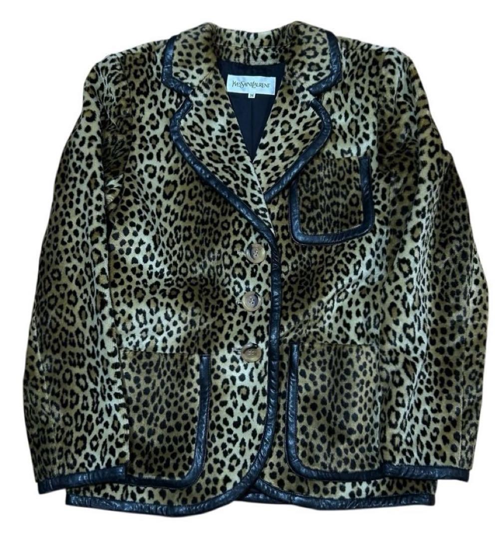 Yves Saint Laurent VINTAGE レオパード ジャケット