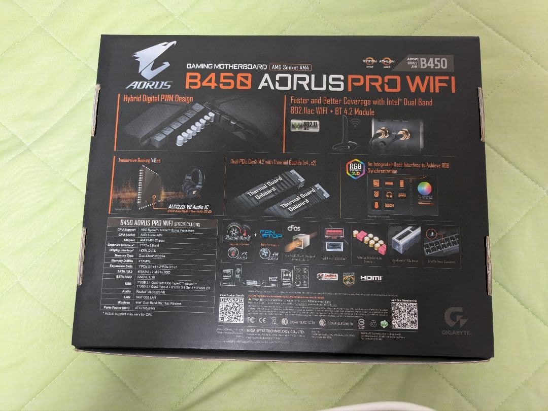 T*a様 B450 AORUS PRO WiFi Ryzen 5 3500 セッ