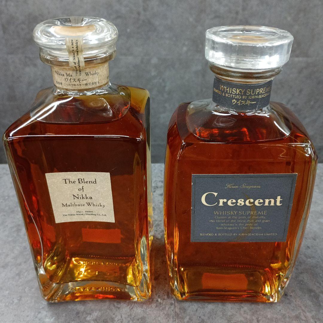 ザ　ブレンド　オブ　ニッカ　キリン・シーグラム　クレセント　ウイスキー　2本