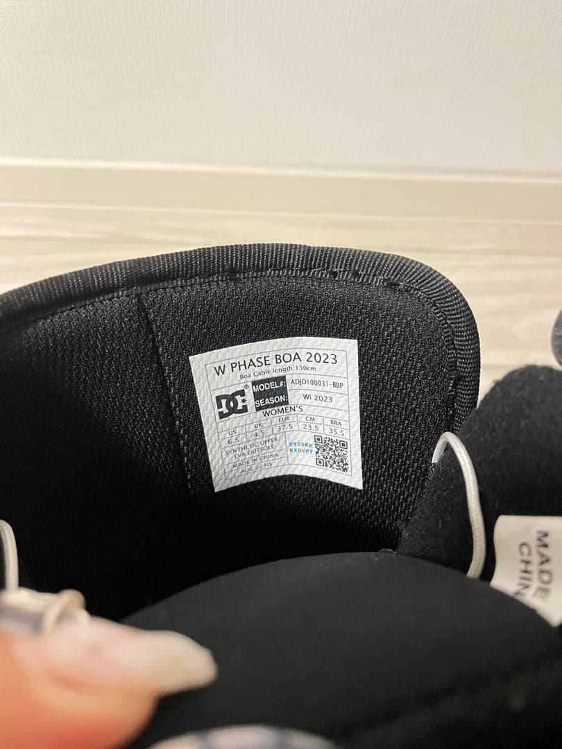 DC ブラック ピンク スノーボードブーツ 女性用