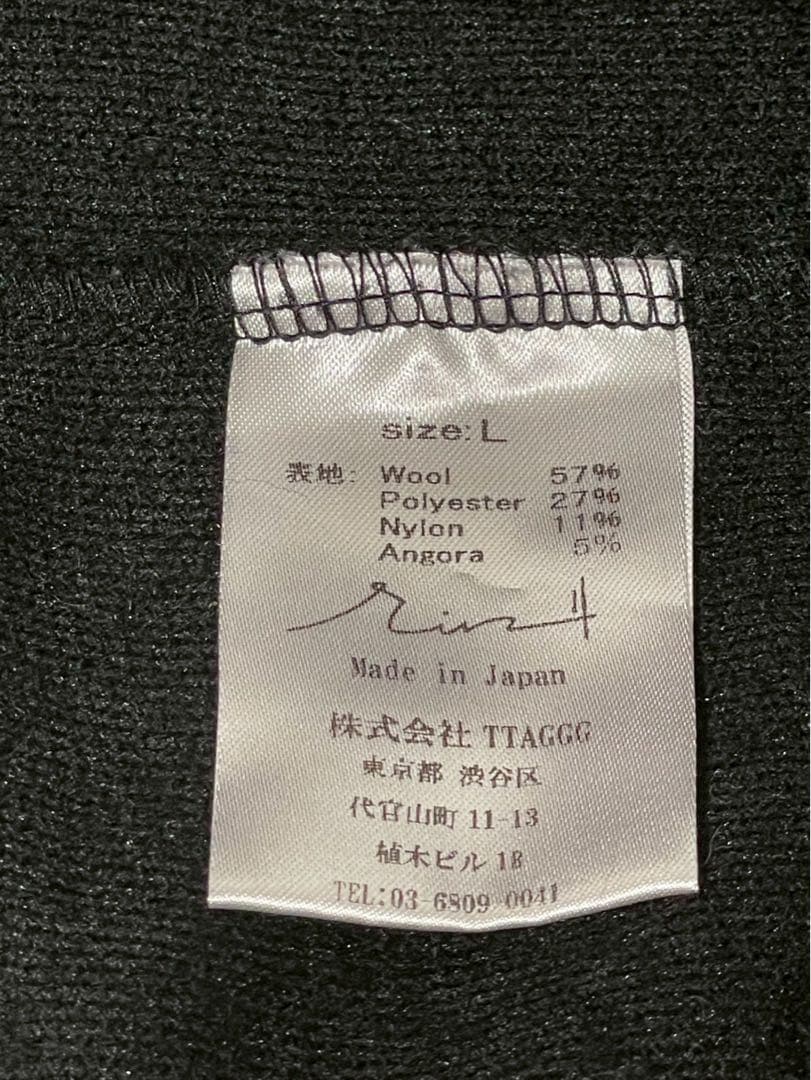 ニック rin TTAGGG リン タッグ ニット プルオーバー アンゴラ