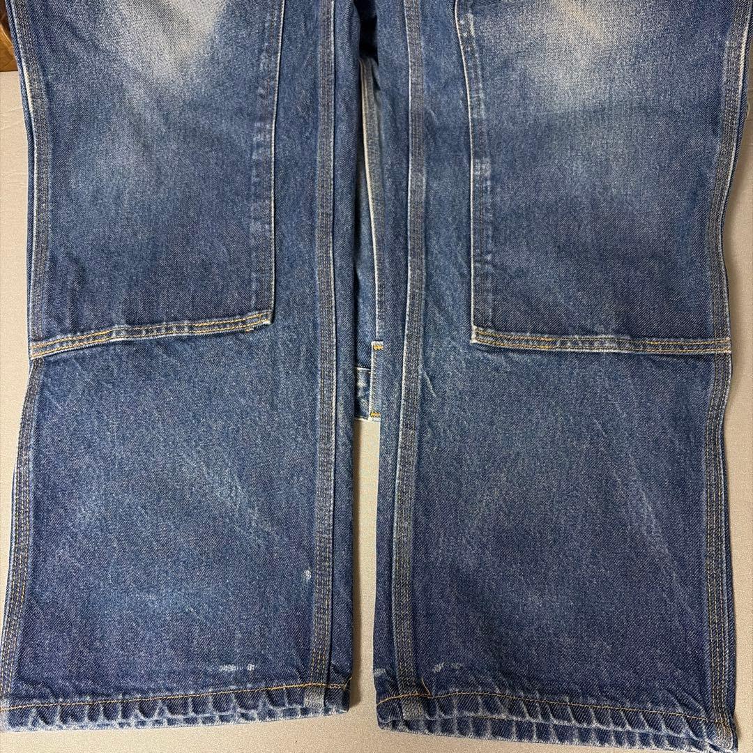 W38xL30 カーハート デニムペインターパンツ ダブルニー メキシコ製 ④